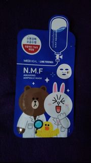 Mediheal x Line Friends高效特強保濕導入面膜 N.M.F. Aquaring Ampoule Mask