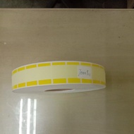 Blank sticker yellow.
