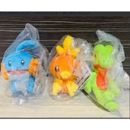 【Japan Ichiban Kuji】Pokémon Hoenn Starter Plush Complete Set Treecko Torchic Mudkip