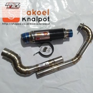 Exhaust REDLEO 38MM PNP Y15/EKZOS Y15ZR/EKZOS LC135/EKZOS RS150/EKZOS SUZUKI RAIDER150