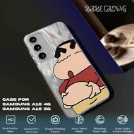 CASE SAMSUNG A15 4G / 5G CASING HANDPHONE SAMSUNG A15 4G FEATHER LASER PREMIUM MATTE - MOTIF SHINCAN