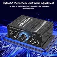 12V 2 Channel Low Distortion Mini HIFI AMP AK270 400W AUX Support