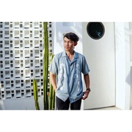 Rayon Shirt Leaves Sage