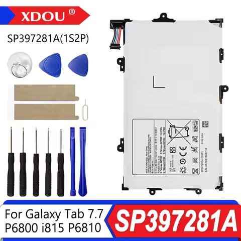 High Quality SP397281A SP397281A(1S2P) 5100mA Tablet Replacement Battery For Samsung Galaxy Tab 7.7 