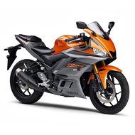 BS7-F0000-00-PB COVERSET YAMAHA YZF R25 V2 / R3 ORANGE GREY BODY COVER SET ORIGINAL HLY