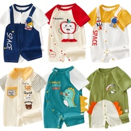 Kids Boy Baby Boys Girls Short Sleeve Cotton Romper Jumpsuit Baby 3D Stereoscopic Cartoon Patterned 