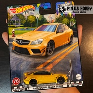 HOTWHEELS PREMIUM 12 MERCEDES BENZ C 63 AMG COUPE BLACK SERIES YELLOW / YELLOW BOULEVARD R 2023 ORIG