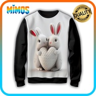 Cute Rabbit Animal Kids 3D Sweater 3D Rabbit Top KC3D-12 _SW For Ages 1-12 Years