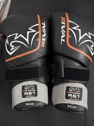 Rival RS1 20周年 14oz boxing gloves 包winning 系帶不求人 (八成新)