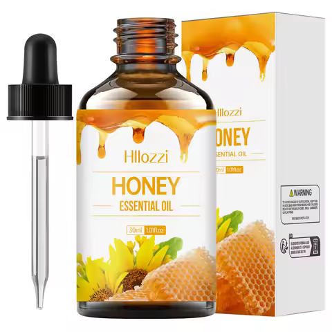 Honey Essential Oil, hypoallergenic, great for skin care, massage, face, body, nails and hair, suita