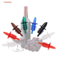 [risesky] 10 Pcs Plastic Liquor Free Flow Bar Wine Bottle Pourer Pour Spout Stopper