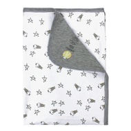Baa Baa Sheepz® Double Layer Blanket Small Star & Sheepz White - 36M
