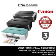CANON Pixma E470 Inkjet All in One Wireless Printer