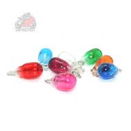 Mile Light Bulb T10 12v3w Available In Various Colors There Are 8 (Orange/Red/Green/Blue/Pink/Purple