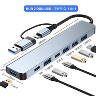 USB C Hub & Docking Station 7 in 1 PD Charging Type-C HUB for MacBook