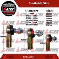 KENJI Ball Joint w/ Adjuster RH /LH 3/8 Hole x 3/8 Bolt 3/8 Hole x 5/16 Bolt 5/16 Hole x 3/8 Bolt