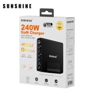 PD240W GaN快速充電器 PD3.1 QC3.0 4C2A #USB快速充電器 #USB充電器 #叉電器 #手提電腦充電 #平板電腦充電 #手機充電 適用於iPhone 17 TRB-240W