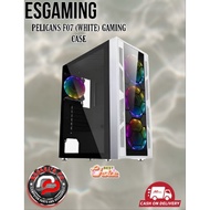 ESGAMING PELICANS WHITE GAMING CASE