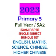 ☀️Ready Stock☀️2023 Primary 5 Top School  Exam Paper (Hard Copy, Stapled, With Answer Key)