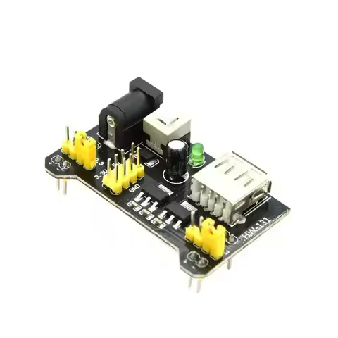 1-10pcs MB102 Breadboard Power Supply Module 3.3V 5V Solderless Bread Board DIY for Arduino 10pcs 5p