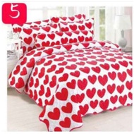 B.S.B 6 IN 1 CADAR PATCHWORK QUEEN BEDSHEET