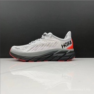 A Clifton 8 Gray Shoes Men Women Running Shoes Breathable Shoes 9DBY EPOA