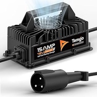 15 AMP 48 Volt Golf Cart Battery Charger for Club Car, 3-Pin Round Plug Fast Charge for Lead Acid Ba
