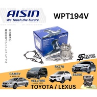 Aisin Heavy Duty Engine Water Pump WPT194 Toyota Camry Vellfire Lexus RX270-ES250 Engine:2ARFE