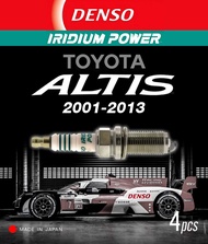หัวเทียน DENSO IRIDIUM POWER สำหรับ Toyota Corolla Altis เครื่อง 1.6 1.8 (1ZZ-FE/3ZZ-FE) ปี2001-2013
