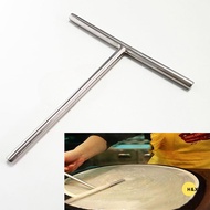 H&X Stainless Steel Crepe Spreader Tool for French Pancakes