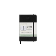 Moleskine 2023 Weekly Horizontal Planner, 12m, Pocket, Black, Hard Cover (3.5 X 5.5) by Moleskine (p
