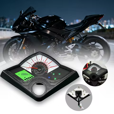 New Motorcycle Speedometer Moto Digital Dash Display Panel Tachometer Dashboard for Keeway TX 200 12