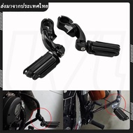 หมุดทางหลวงยาว1.25 "บาร์ป้องกันเครื่องยนต์มุมยาวที่พักเท้ารถจักรยานยนต์สำหรับ Harley Electra Glide R