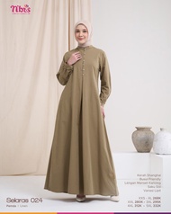 GAMIS NIBRAS TERBARU SELARAS 024 / BAJU NIBRAS TERBARU / GAMIS BUSUI LONGDRESS GAMIS DAILY KEKINIAN 