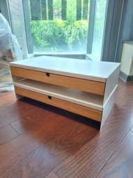 IKEA Elloven Monitor Stand with Drawers