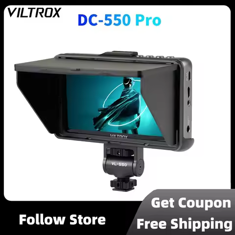 VILTROX DC-550 Pro 5.5Inch 4K 3D LUT Profissional Portable Camera Monitor With Touch Screen Stand HD