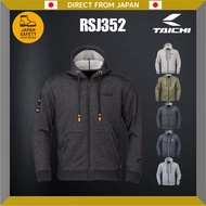 RS TAICHI RSJ352 Cordura Riding Jacket Hoodie, CE Armor, Abrasion-Resistant, Breathable