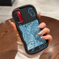 HIJAU Case For OPPO A91 F15 Reno 3 Case Softcase Mountain Phone Case Green and Blue Sea Pattern Beau