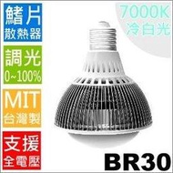 【台灣精製】可調光LED燈泡(幽浮概念款 PAR30; BR30)｜9W高亮度,廣角型,冷白光(7000K)* LED崁燈 led軌道燈 LED珠寶燈 led嵌燈 LED植物燈)