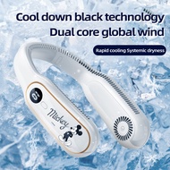 พัดลมคล้องคอแบบพกติดตัวพัดลมคล้องคอแบบพกติดตัวแบบพกพาแบบไร้ใบพัดความเร็ว3ระดับของพัดลมคล้องคอแบบพกติ