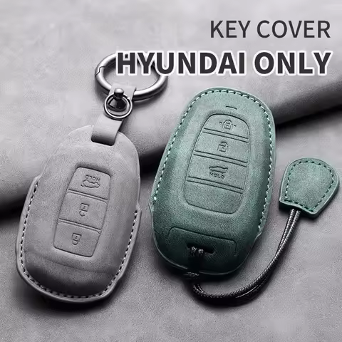 Car Key Fob Cover Protector Case For Hyundai IONIQ 5N Santa Fe Tucson Sonata Elantra ix35 Lafesta Re