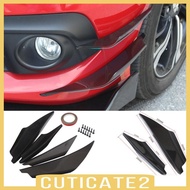 [Cuticate2] Matte plastic Car Bumper Spoiler Lip  Canard Splitter Diffuser Valence