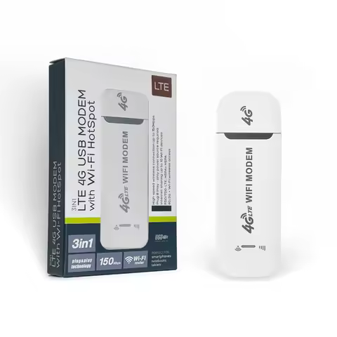 2PCS Factory Price LTE 4G USB Modem Portable QoS WiFi Dongle Sim Card E3372 OEM Wireless Router 4G L