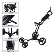 Manufacturer Wholesale Golf Four-Wheeled Ball Bag Trolley Trolley Foldable Storage Trolley Golf Bag 