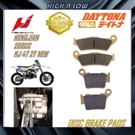 HENGJIAN DISC BRAKE PADS HENGJIAN 250CC HJ 2T V2 250CC HJ 4T V2 DIRT BIKE GOLD QUALITY
