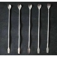 Iron Spatula FACE CREAM STIR, SPF,DAY CREAM SPATEL Lab Practical Spatel Metal Spoon Metal Spoon Chem
