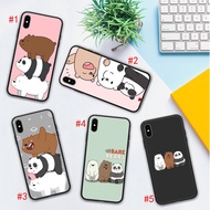 TT26 Cute We Bare Bears Soft Phone Case for iphone 11 12 13 Pro Max