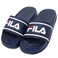 FILA KIDS Casual Slippers Leather Middle Big Blue White R9363 (2-S834X-331)