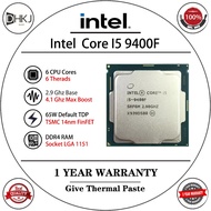 USED Intel Core i5-9400F i5 9400F 2.9 GHz Used Six-Core Six-Thread CPU 65W 9M LGA 1151