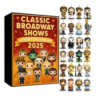 Classic Broadway Shows Halloween Christmas Advent Calendar 2025 for Boys and Girls